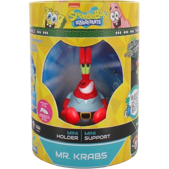 Φιγούρα Βάσης Στήριξης Cable Guys - Spongebob Mr Krabs Earbud Holder (HDHMSP400640) image 4