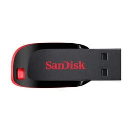 Sandisk Cruzer Blade 64GB USB 2.0 Stick Μαύρο