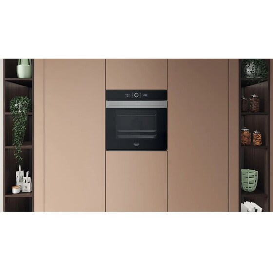 HOTPOINT HAOI5S8HM0XA 73 Lt Μαύρος Εντοιχιζόμενος Φούρνος Άνω Πάγκου image 7