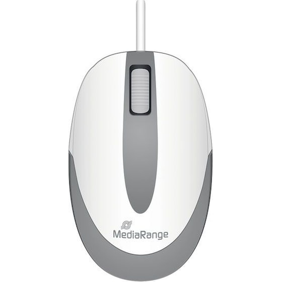 MediaRange MROS214 Ενσύρματο Ποντίκι - Λευκό image 1