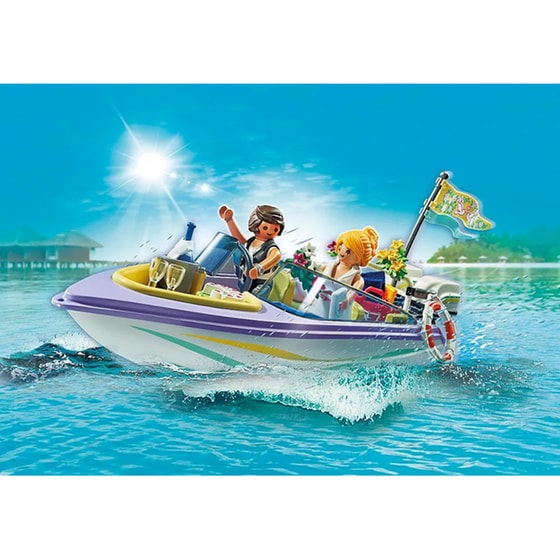 PLAYMOBIL® City Life Ταξίδι Του Μέλιτος με Σκάφος (71366) image 2