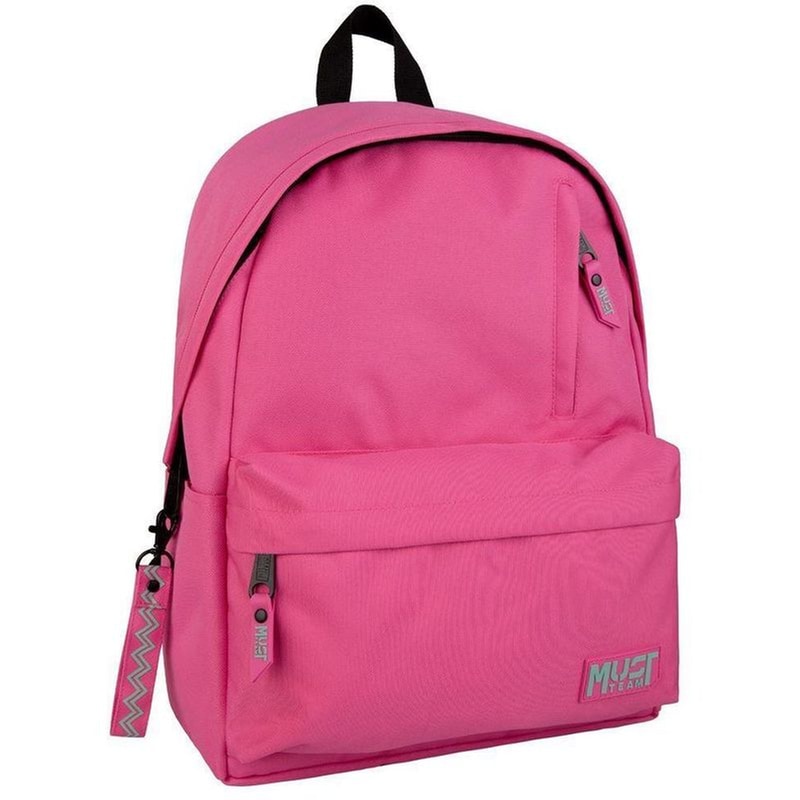 Τσάντα Πλάτης Must Team Monochrome Classic Ροζ με Μέντα