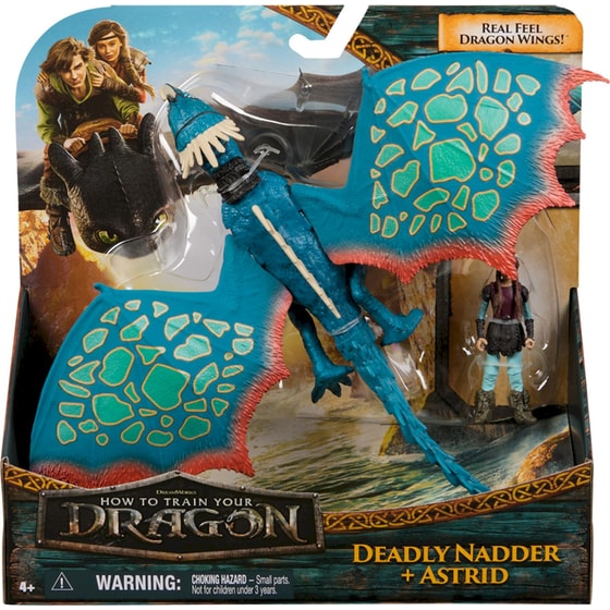 Spin Master Φιγούρα How to Train Your Dragon: Deadly Nader & Astrid (6072587) image 0