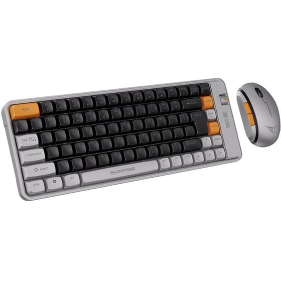 Alcatroz Tetriz Air 300C Ασύρματο Bluetooth Μηχανικό Πληκτρολόγιο Μαύρο (US) image 1