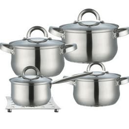 Σετ Μαγειρικά Σκεύη MAESTRO MR-2021- Inox - 4 Τμχ