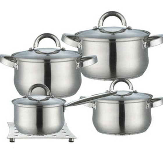 Σετ Μαγειρικά Σκεύη MAESTRO MR-2021- Inox - 4 Τμχ image 0