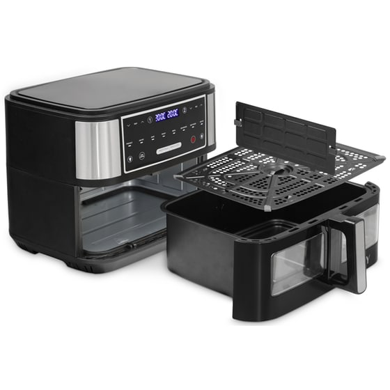 IZZY IZ-8225 με Διπλό Αποσπώμενο Κάδο 2600 W 10 L Μαύρο Φριτέζα Αέρος image 4