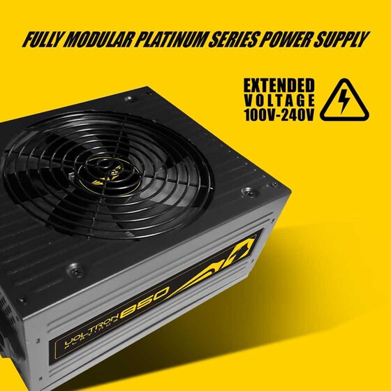 Τροφοδοτικό Υπολογιστή Armaggeddon Voltron VG850 Full Modular 850W 80+ Platinum - Μαύρο image 4