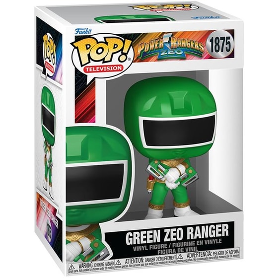 Funko Pop! Television: Power Rangers Zeo - Green Zeo Ranger #1875 Vinyl Figure image 1