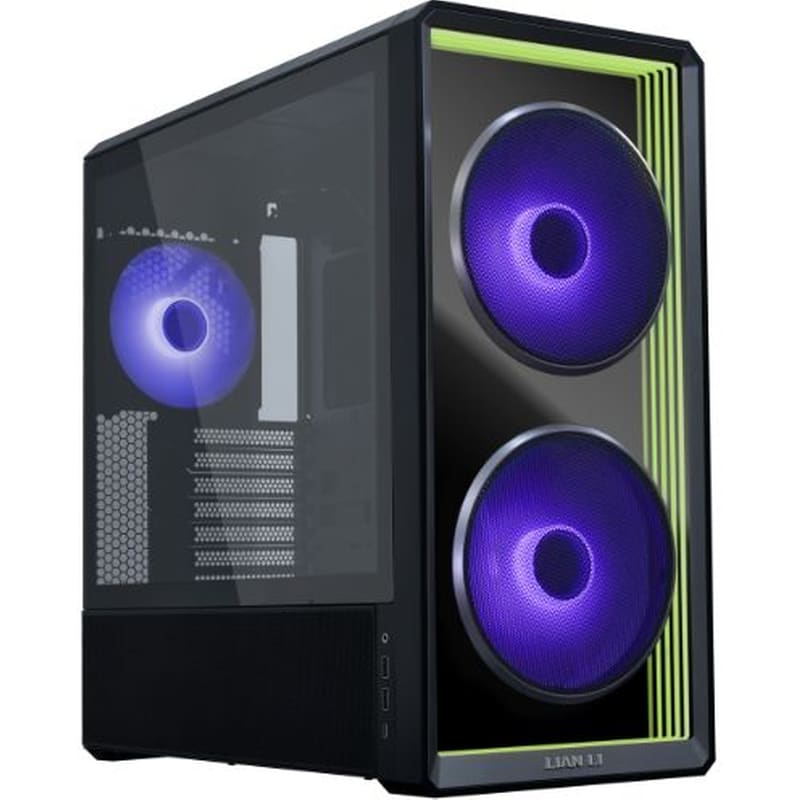 Κουτί Desktop Lian Li Lancool 217 INF Gaming Midi Tower με Πλαϊνό Παράθυρο και ARGB Φωτισμό - Black