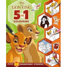 Disney The Lion King: 5 in 1 Colouring