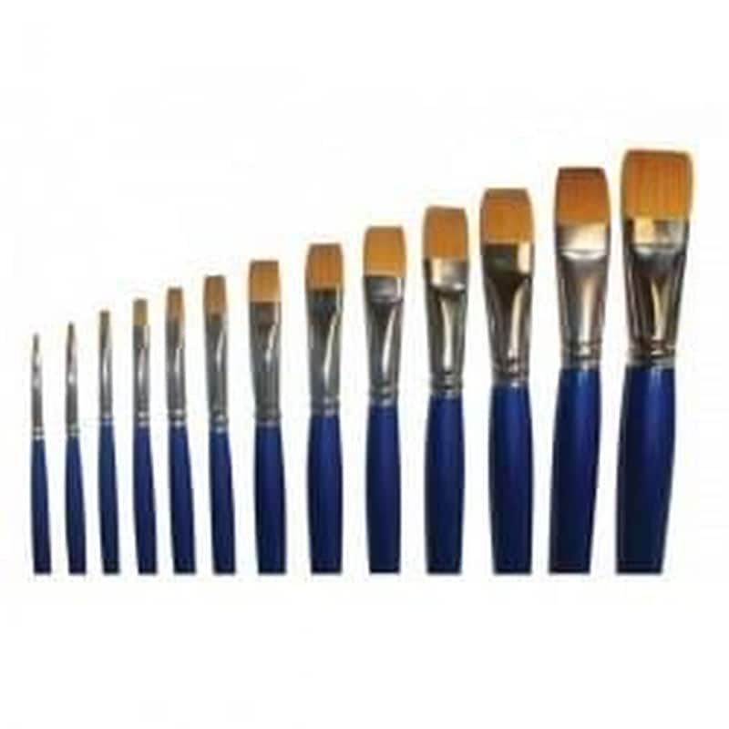 ART HOBBY Πινέλο Συνθετικό Πλακέ Μακρύ Χερούλι No 14 Art Hobby 2600 B
