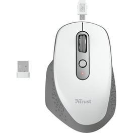 Trust Ozaa Ασύρματο Ποντίκι Λευκό