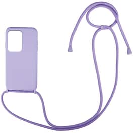 Θήκη Xiaomi Xiaomi 13 Lite - Sonique Carryhang Σιλικόνη Με Κορδόνι Λιλά - Διάφανο