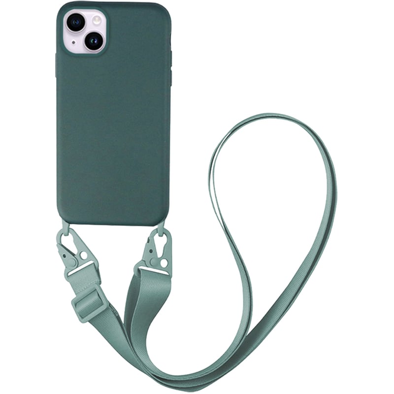 Θήκη Apple iPhone 14 Plus - My Colors CarryHang Strap - Πράσινο Σκούρο