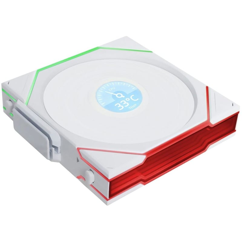 Case Fan Lian Li UNI FAN TL LCD Wireless 140mm με ARGB Φωτισμό και Σύνδεση 4-Pin PWM - Λευκό