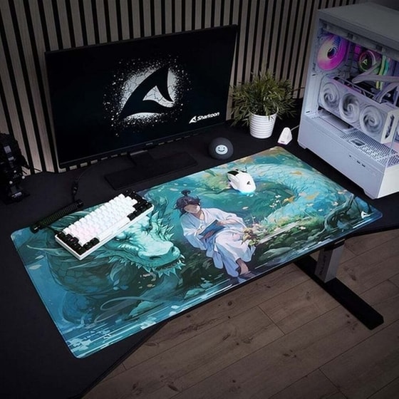Sharkoon SKILLER SGP40 D8 -42555 Gaming Mouse Pad XXL 1000 mm - Με σχέδιο image 2