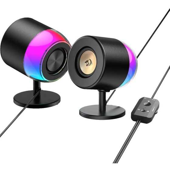 Ηχεία 2.0 Redragon GS598 6W - Μαύρο image 2