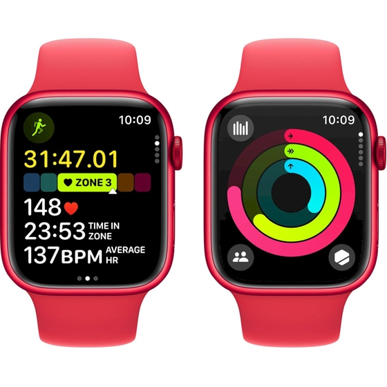 Apple Watch Series 9 Aluminium Product(RED) GPS 45mm - Medium/Large - Red image 7