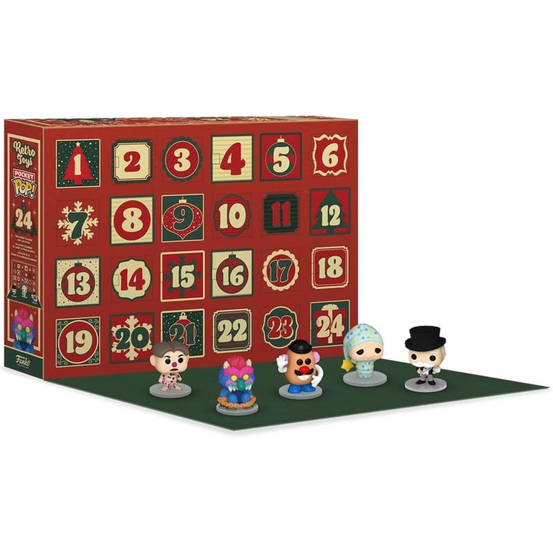 FUNKO Funko Pocket Pop! Advent Calendar - Hasbro Retro Toys - Mr Monopoly (24 τμχ)