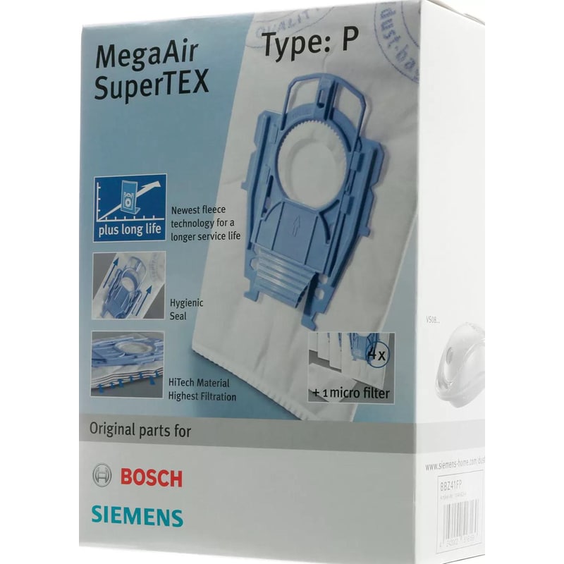 BOSCH BOSCH BBZ41FP Σακούλες για Ηλεκτρική Σκούπα