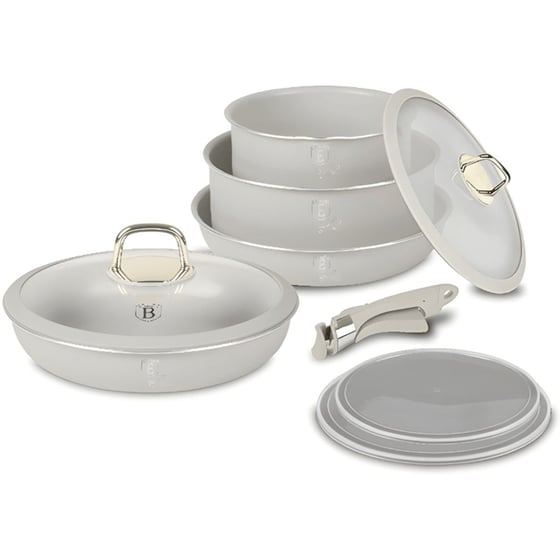 Σετ Μαγειρικά Σκεύη BERLINGER HAUS BH-8253 9 τμχ Μπεζ image 0