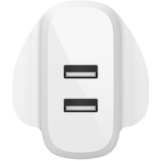 Φορτιστής Belkin WCB002 USB-A σε USB-A 12W - Λευκό image 0