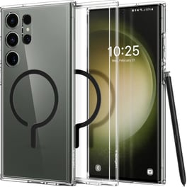 Θήκη Samsung Galaxy S23 Ultra - Spigen Ultra Hybrid Metal Ring MagFit - Μαύρο