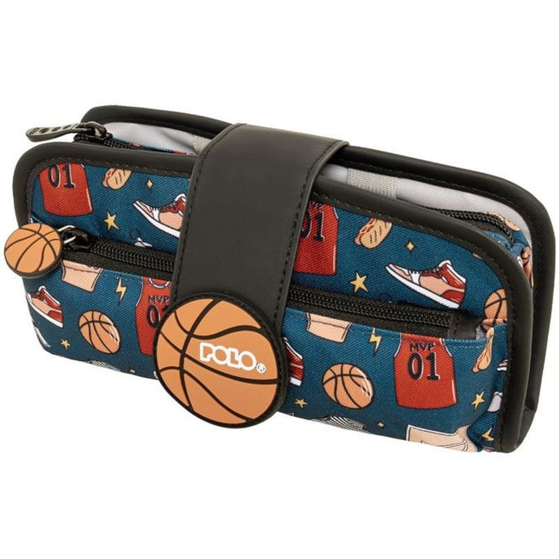 Κασετίνα Οβάλ Polo Rubber Basketball