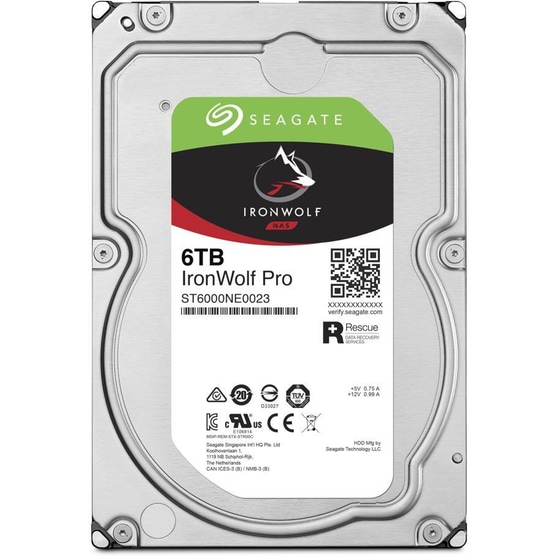 Εσωτερικός Δίσκος HDD SEAGATE IronWolf Pro 3.5" SATA - 6TB NAS image 3
