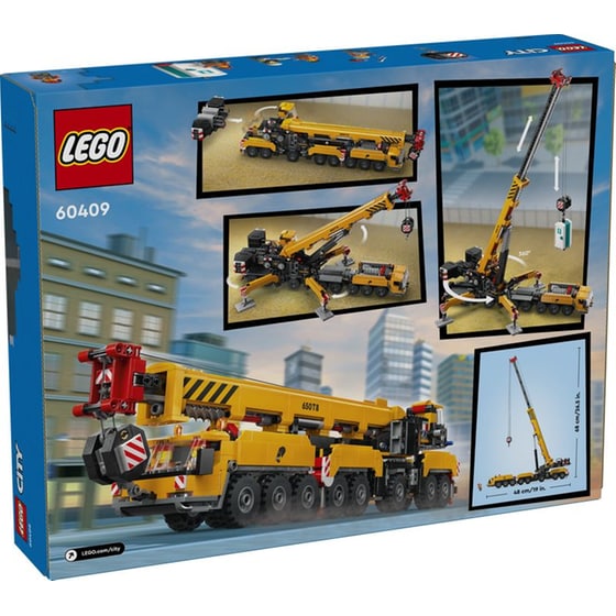 LEGO® City Yellow Mobile Construction Crane (60409) image 13