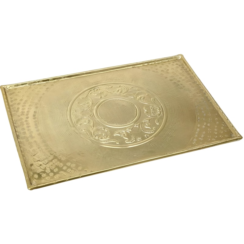 Διακοσμητικός Δίσκος Espiel Pandora από Αλουμίνιο 42x30cm - Χρυσό