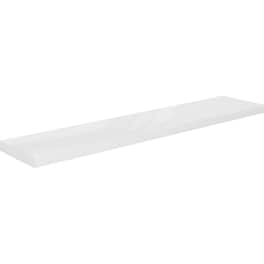 Ράφι Τοίχου VidaXL από MDF 120x23.5x3.8 cm - Λευκό/Γυαλιστερό