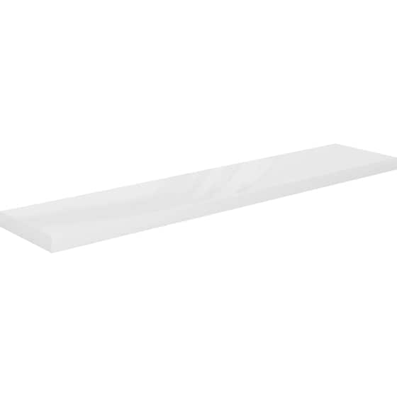 Ράφι Τοίχου VidaXL από MDF 120x23.5x3.8 cm - Λευκό/Γυαλιστερό image 0
