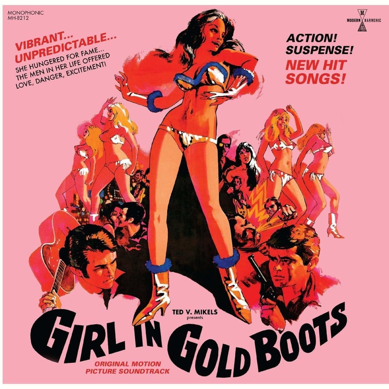 Girl In Gold Boots