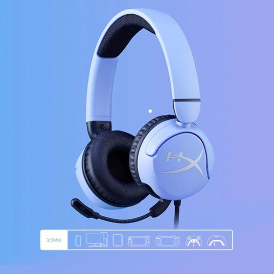 Hyperx Cloud Mini Gaming Ενσύρματα Ακουστικά - Λιλά image 5