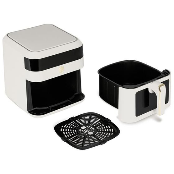BERLINGER HAUS BH-9546 με Αποσπώμενο Κάδο 1300 W 6.3 L Λευκό Φριτέζα Αέρος image 3