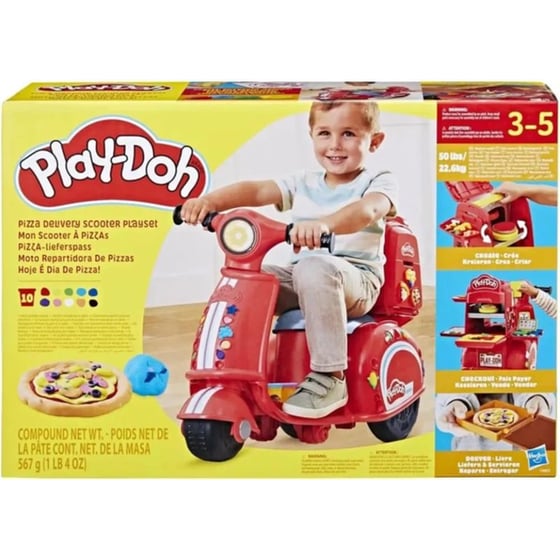 Hasbro Play-Doh Pizza Delivery Scooter Σετ image 0