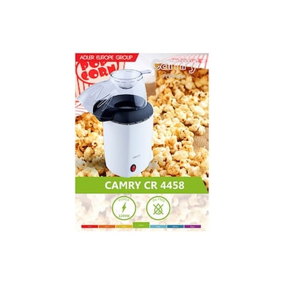 CAMRY 4458 1200W Μαύρο Μηχανή Pop-Corn image 4