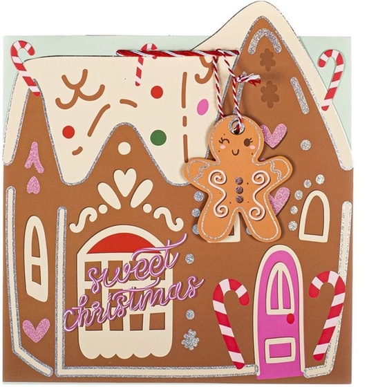 Σακούλα Δώρου Tri-Coastal Gingerbread House Medium image 0
