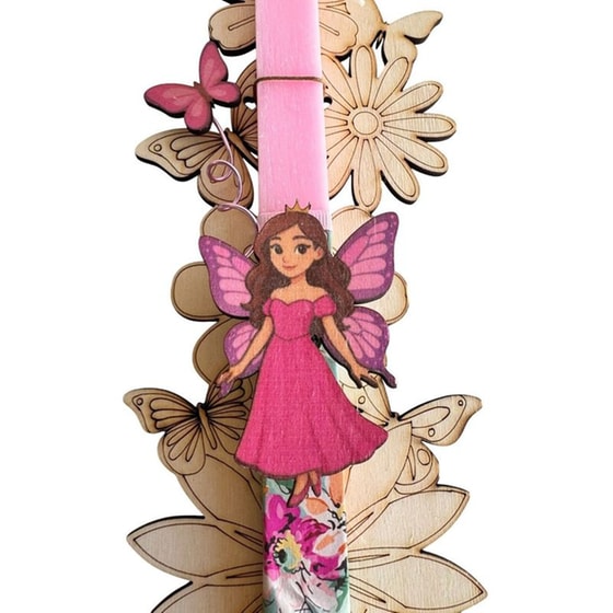 Λαμπάδα&nbsp;Lifelikes&nbsp;Νεράιδα&nbsp;Πεταλούδες&nbsp;Λουλούδια image 1