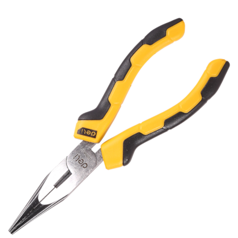 Deli Μυτοτσίμπιδο 6 Long Nose Pliers 6 Deli Tools Edl2106 Κίτρινο
