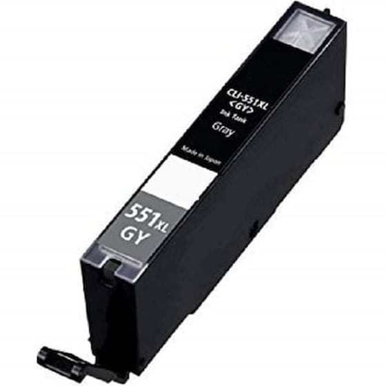 Συμβατό Canon Cli-551XL Γκρι Μελάνι Εκτυπωτή 6512b001 image 0