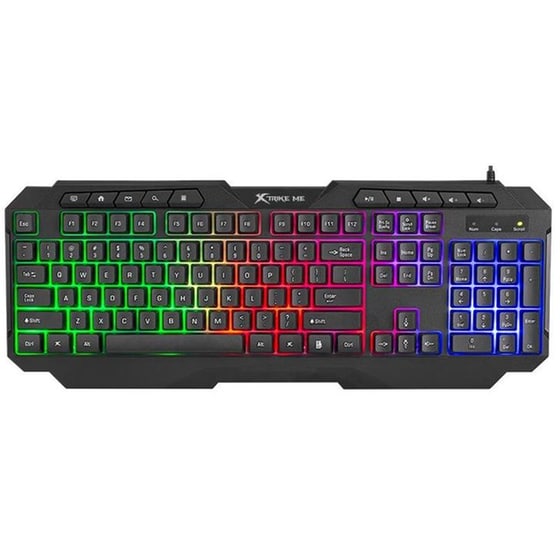 Xtrike Me CMX-415 Σετ Gaming Ενσύρματο Πληκτρολόγιο/Ποντίκι/Headset/Mousepad Μαύρο image 2