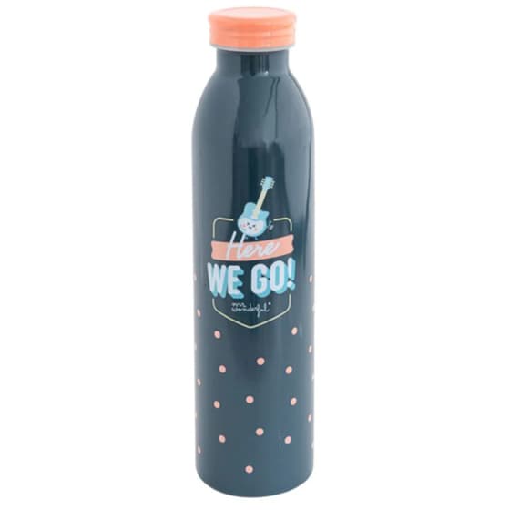 Μπουκάλι Θερμός Mr Wonderful Here We Go 600 ml image 0