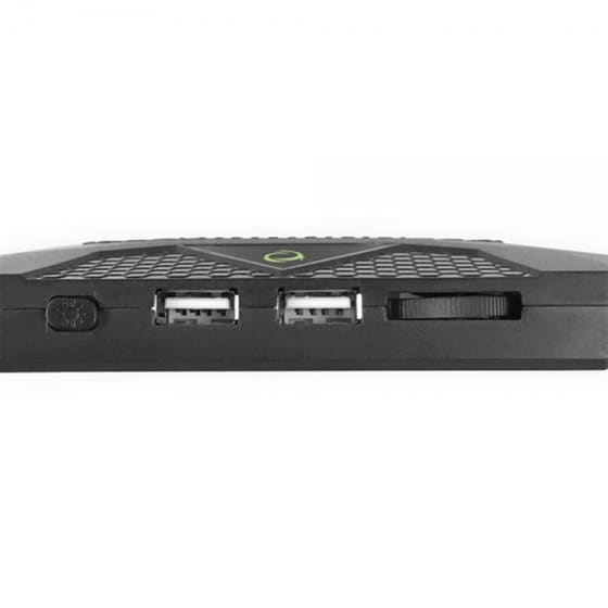 Βάση Laptop Cooler Esperanza Breva EGC107 17" με smartphone stand - Black image 5