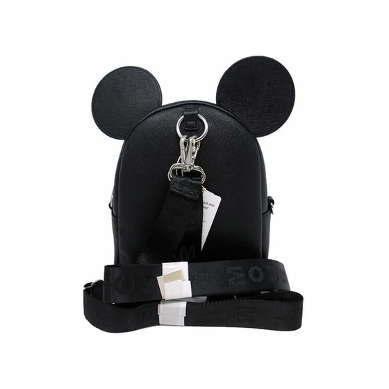 Loungefly Σακίδιο Πλάτης Mickey Mouse από Δερματίνη Με Φερμουάρ Μαύρο image 2