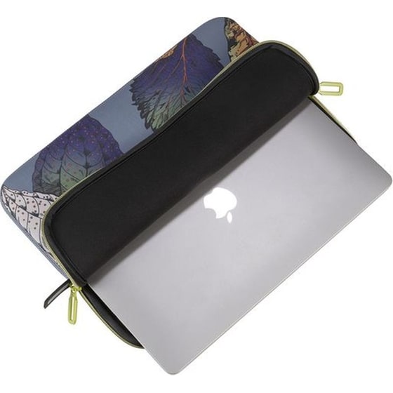 Τσάντα Laptop Schizzo Foglie 12" - Γκρι / Μπλε image 6