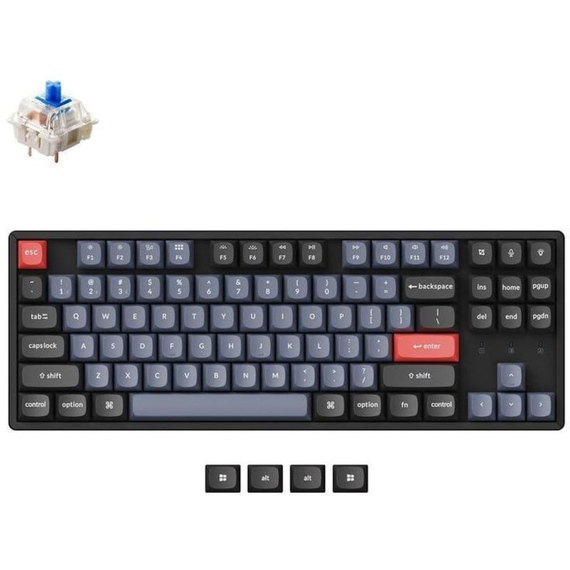 KEYCHRON Keychron K8P-J2 Ασύρματο Bluetooth Μηχανικό Πληκτρολόγιο Blue Switch (US)