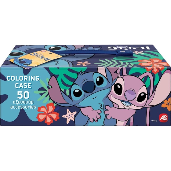 AS Σετ Ζωγραφικής σε Χάρτινο Βαλιτσάκι Disney Stitch image 0